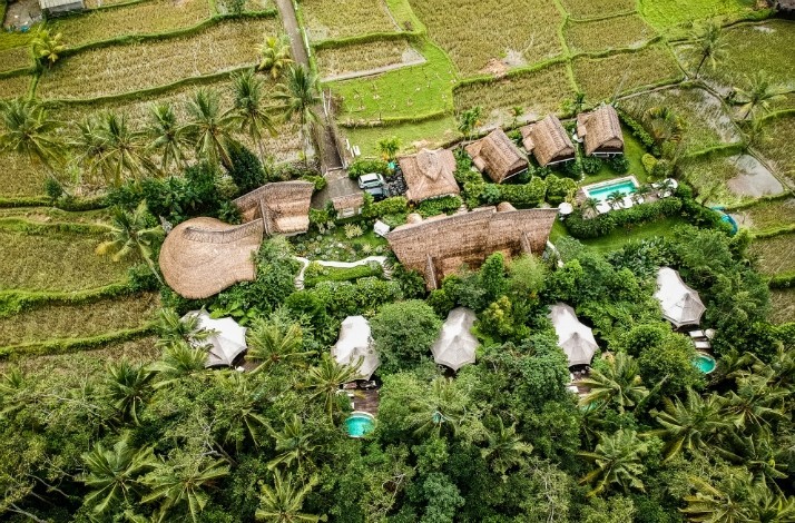 Tents in Bali