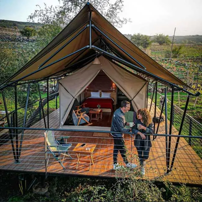 "Glamping